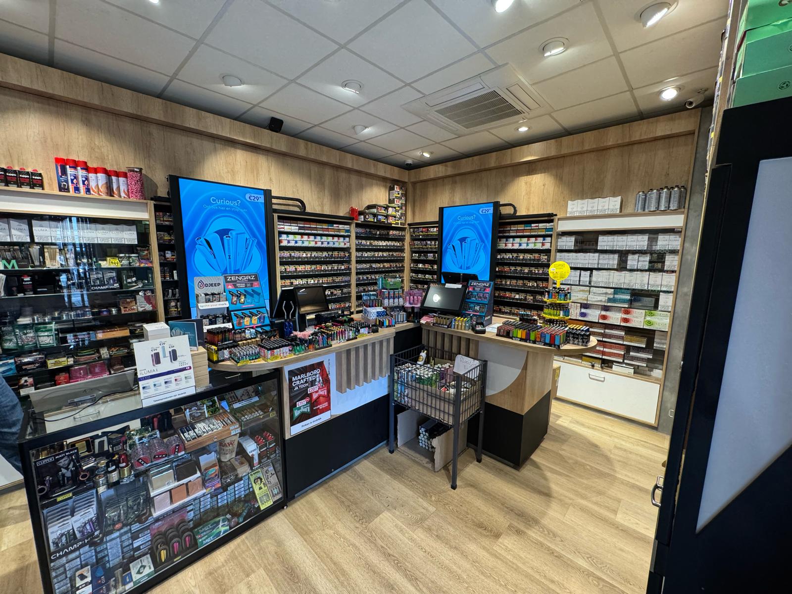 Tobacco shop interior